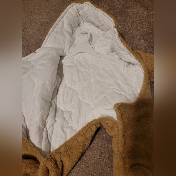 Unisex Baby Bunting Suit 3-6m Fuzzy Bear - Picture 4 of 5